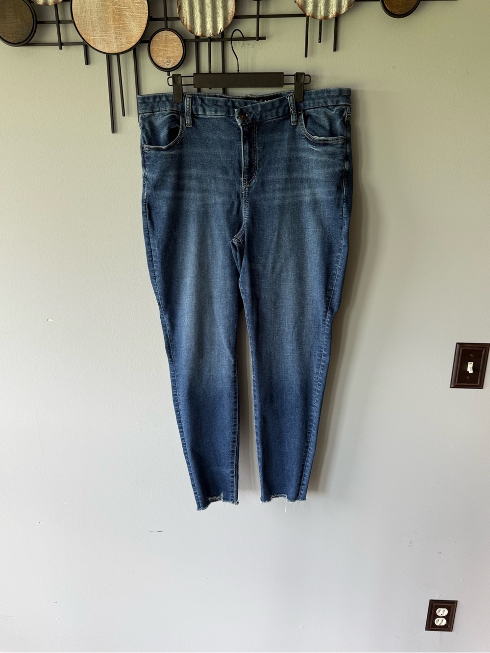 American Eagle Outfitters Dark Blue Skinny Jeans 16L